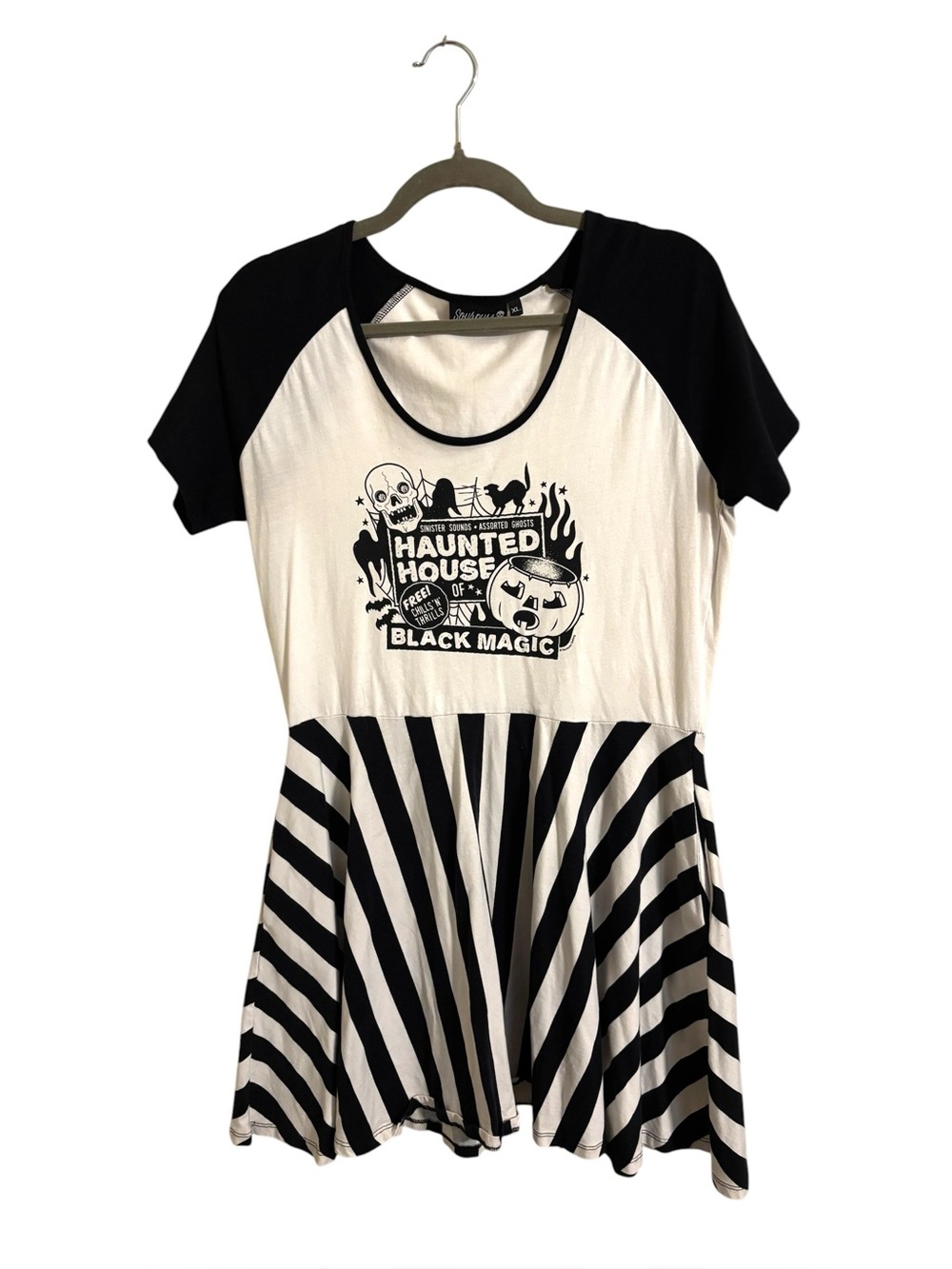 Sourpuss Haunted House Magic Spooky Halloween Dress XL